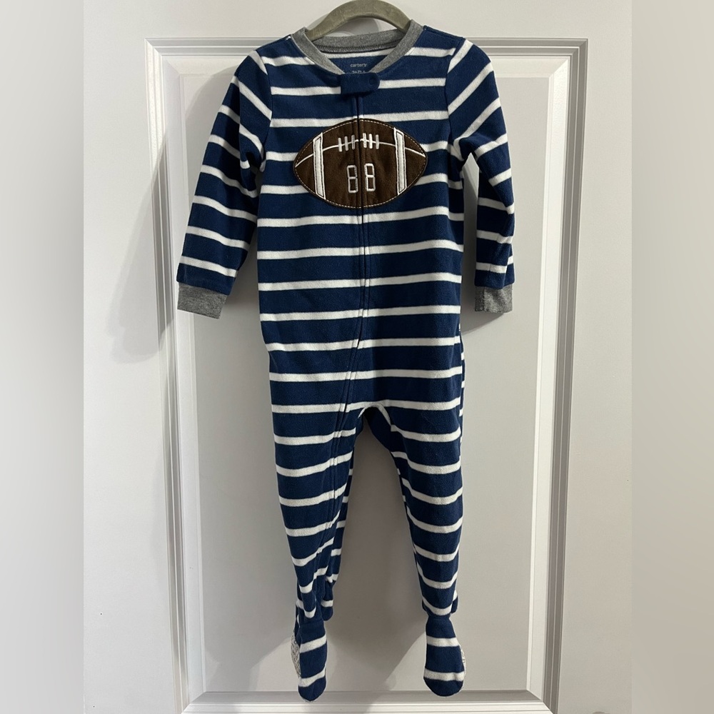 (3/$14) Carters Fleece Footed Pajamas Size 2T